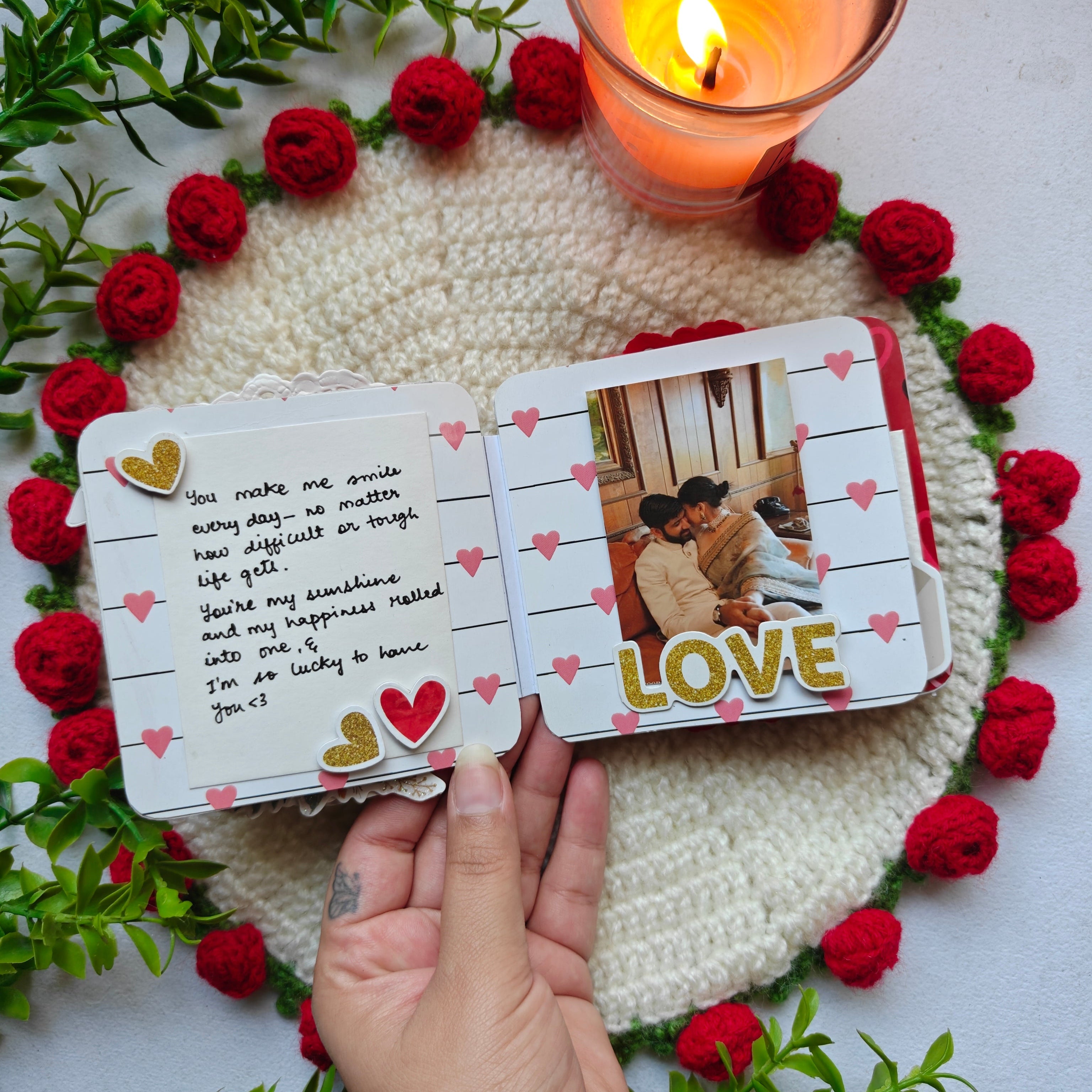 Personalized Mini Love Scrapbook