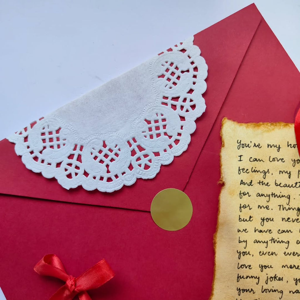 Handmade Vintage Aesthetic Letter