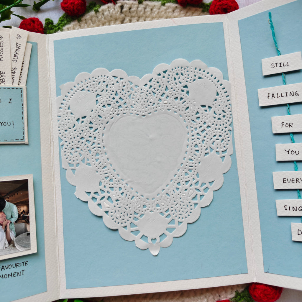 Birthday card - blue theme
