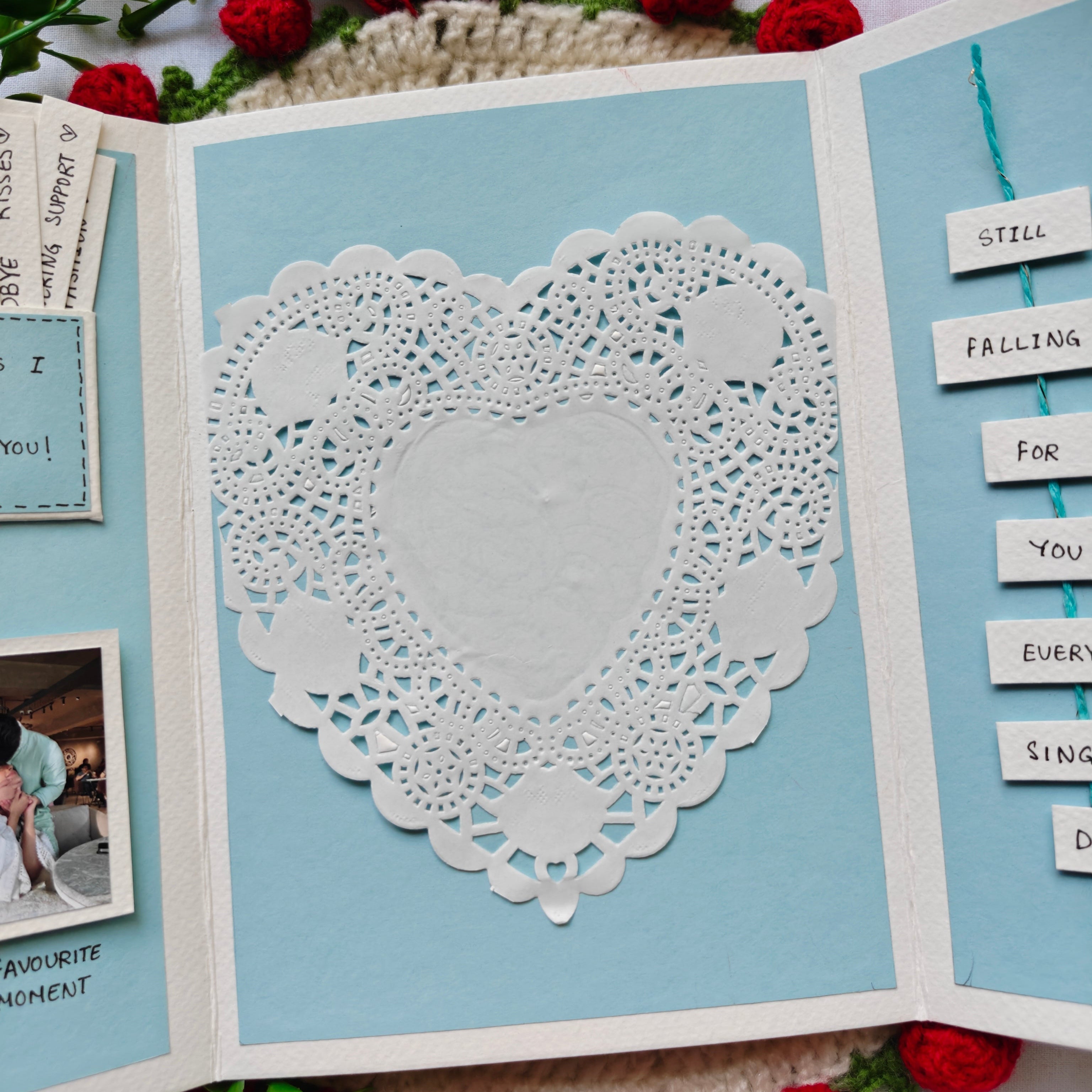 Birthday card - blue theme