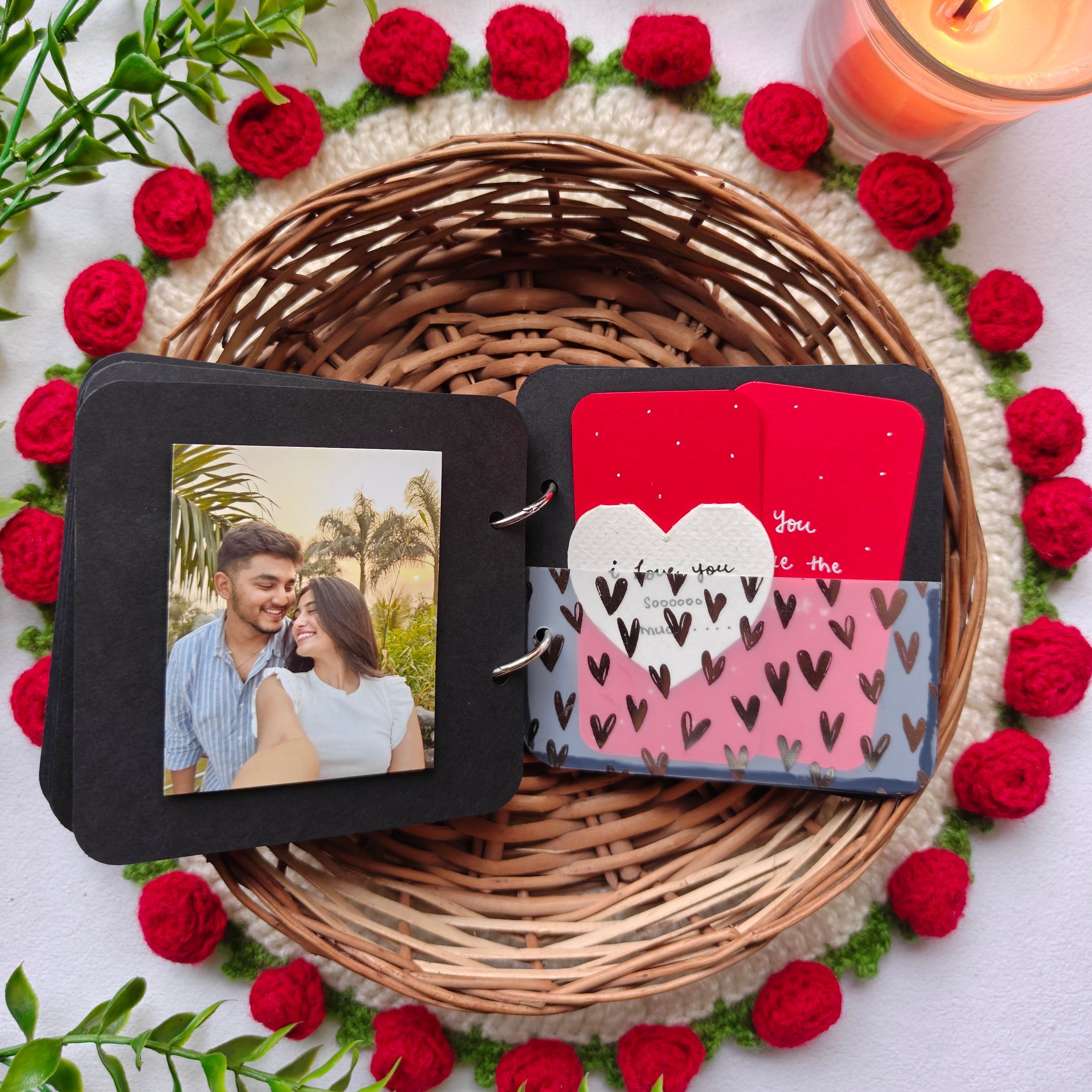 Handmade "You & Me" Love Book