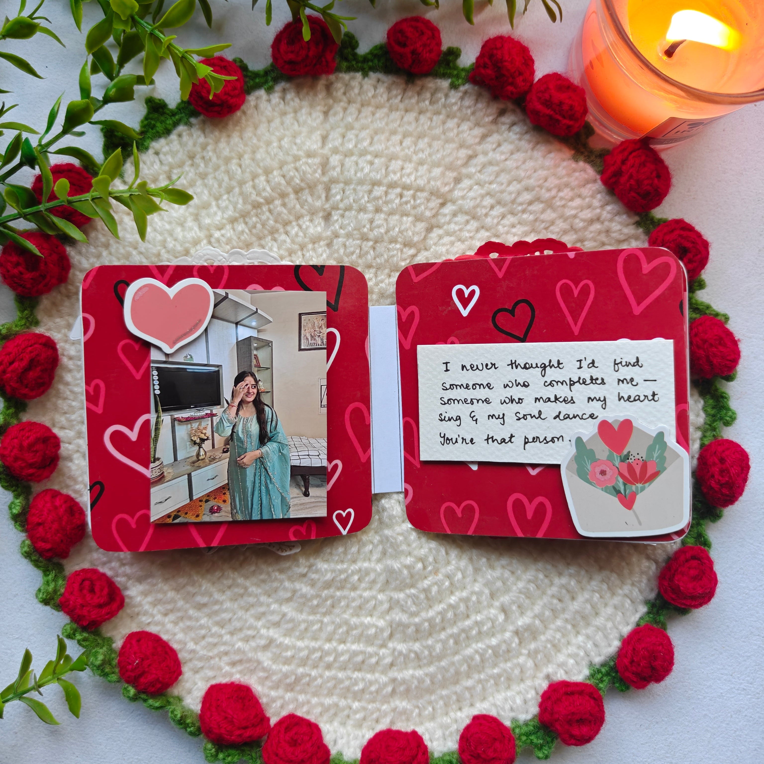 Personalized Mini Love Scrapbook