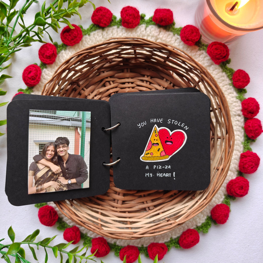 Handmade "You & Me" Love Book