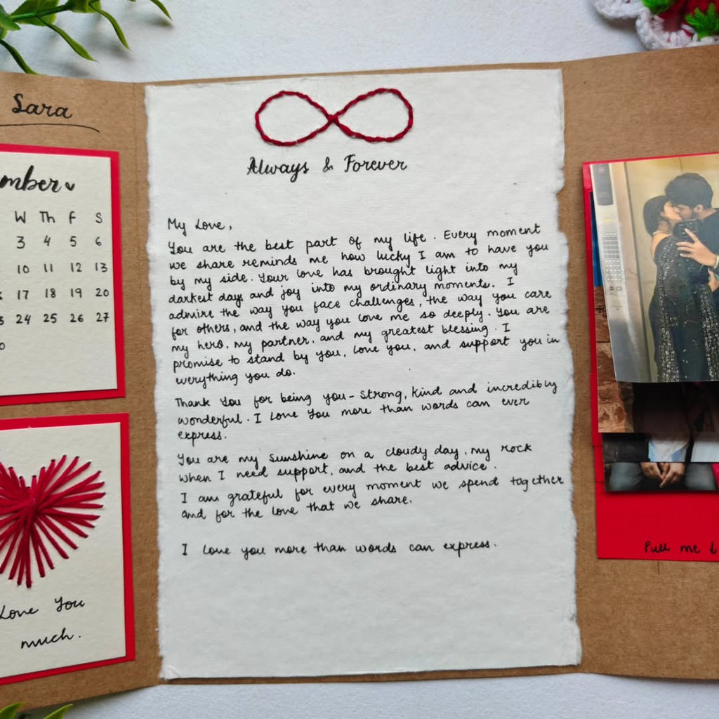 Handmade Creative Card - Always & Forever