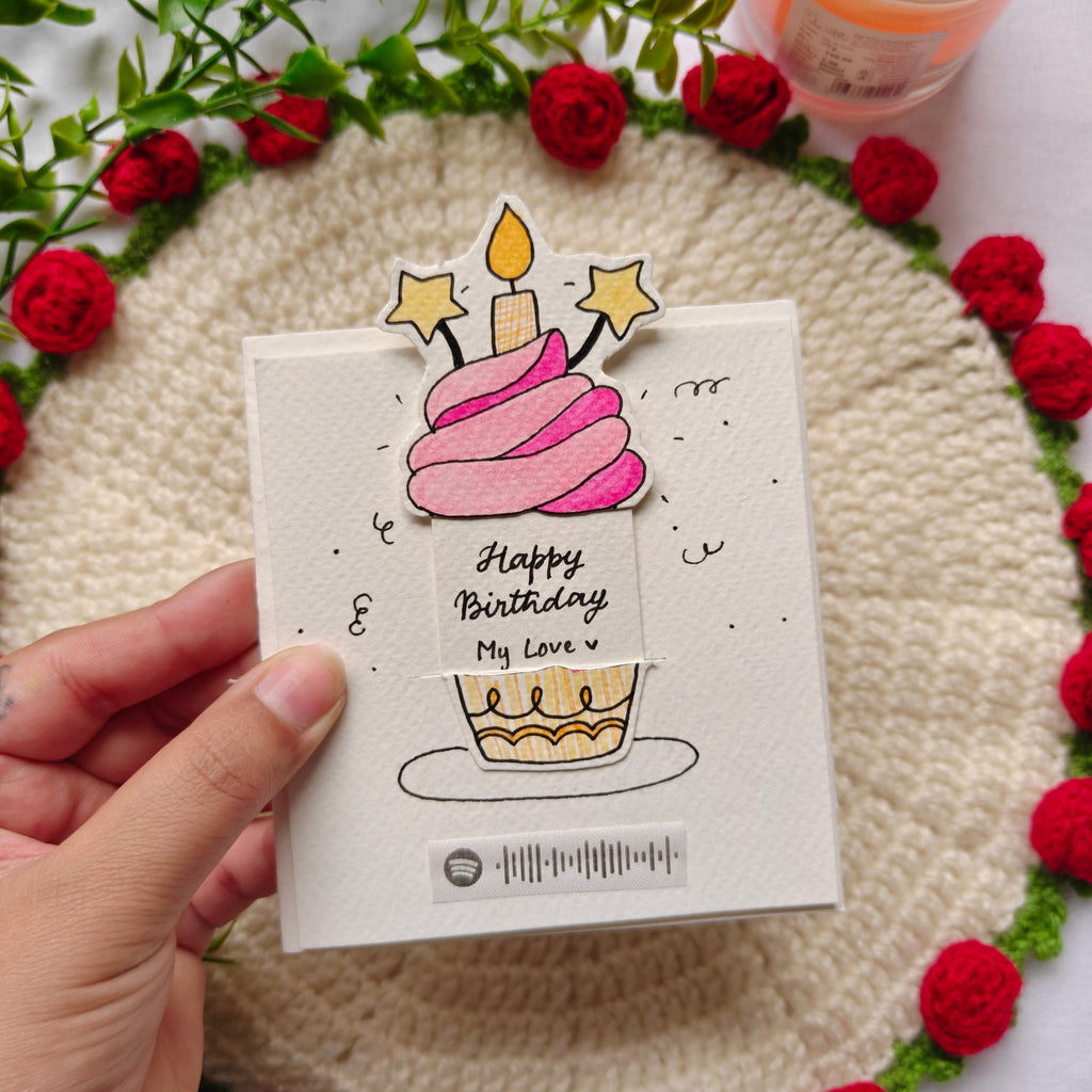 Mini card - cupcake