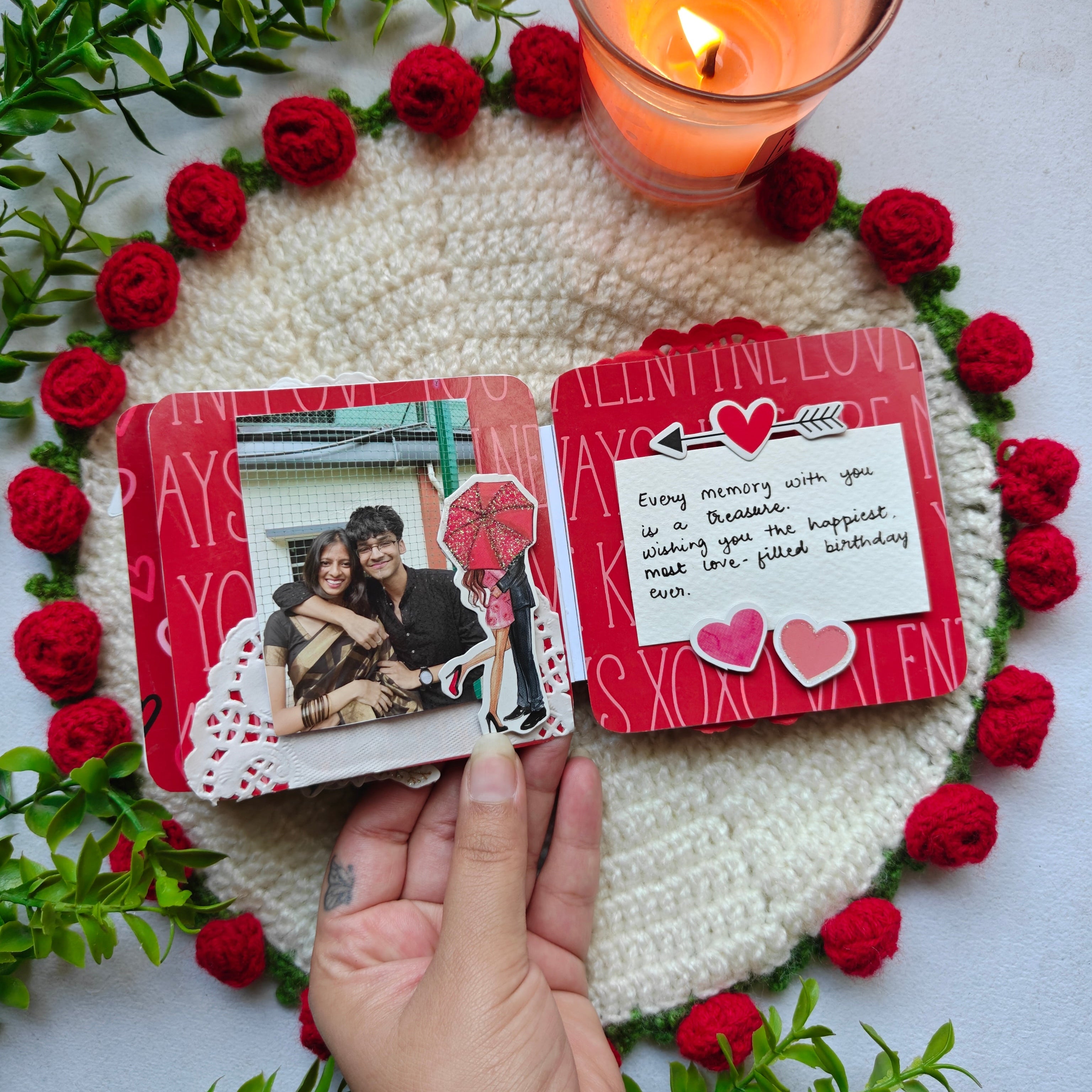 Personalized Mini Love Scrapbook