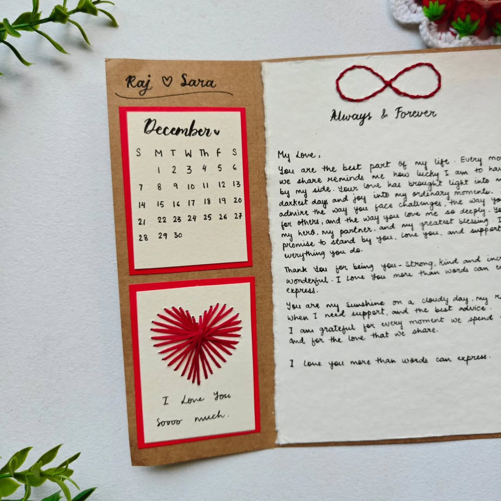 Handmade Creative Card - Always & Forever