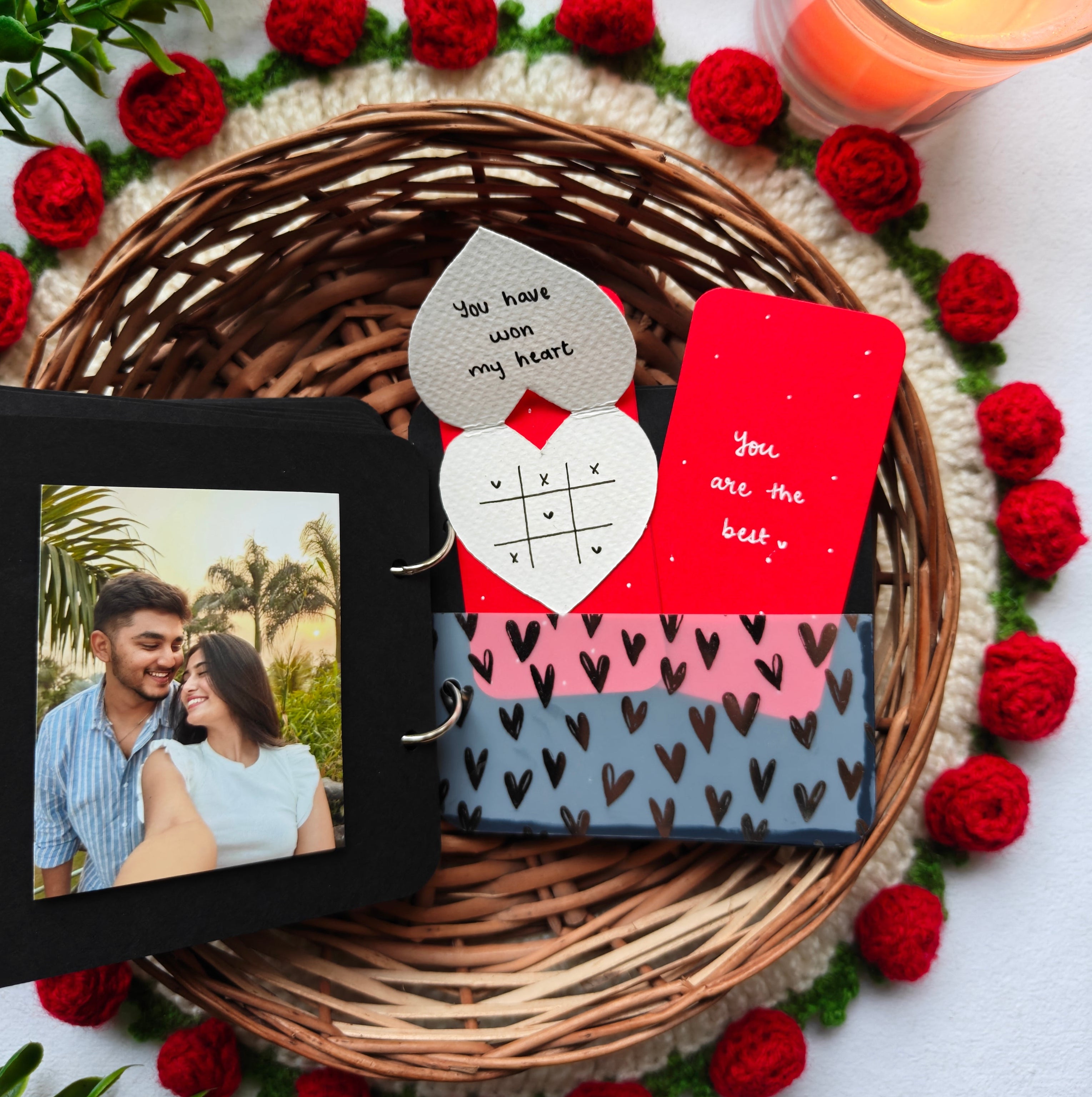 Handmade "You & Me" Love Book