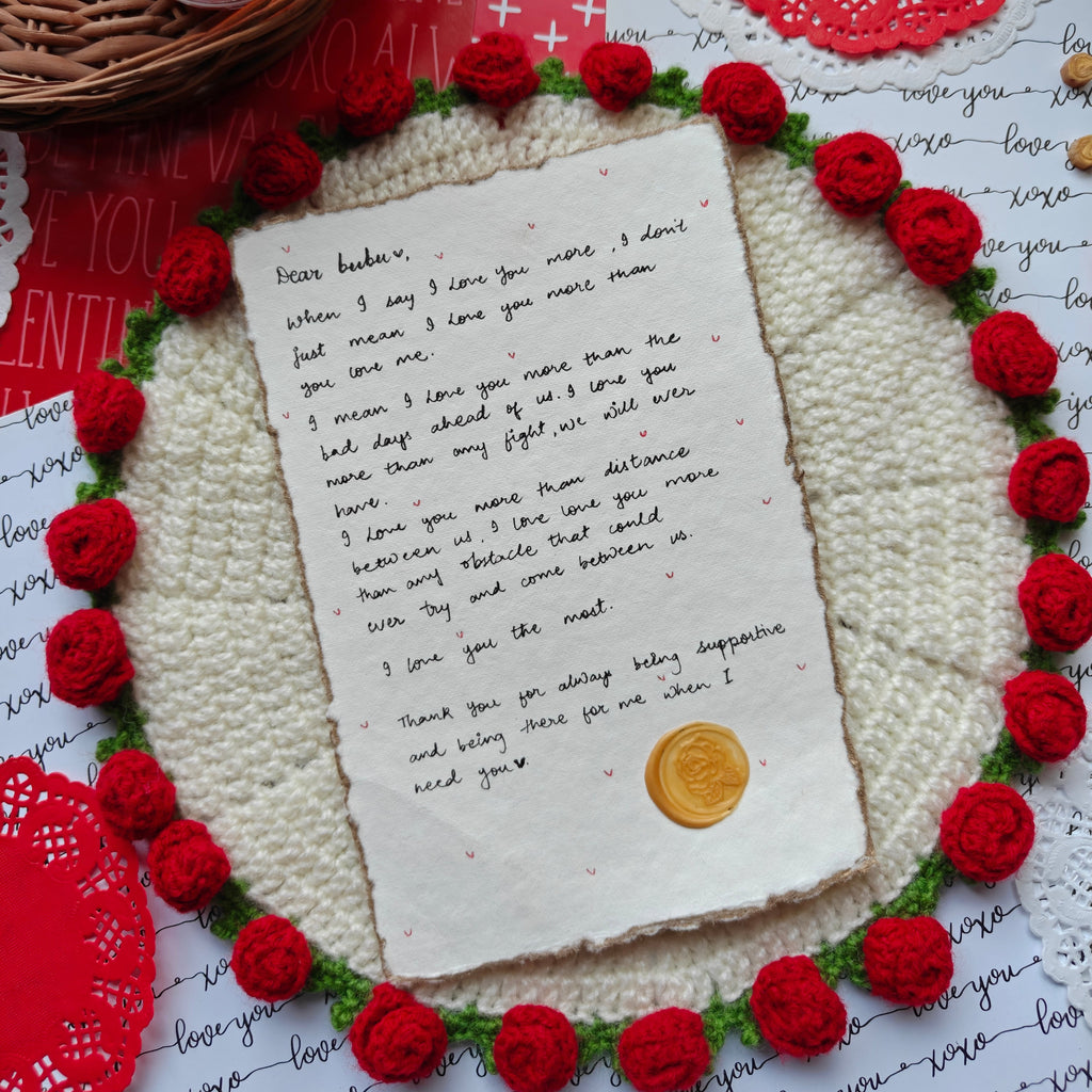 Handmade Personalised Red Envelope Letter Gift