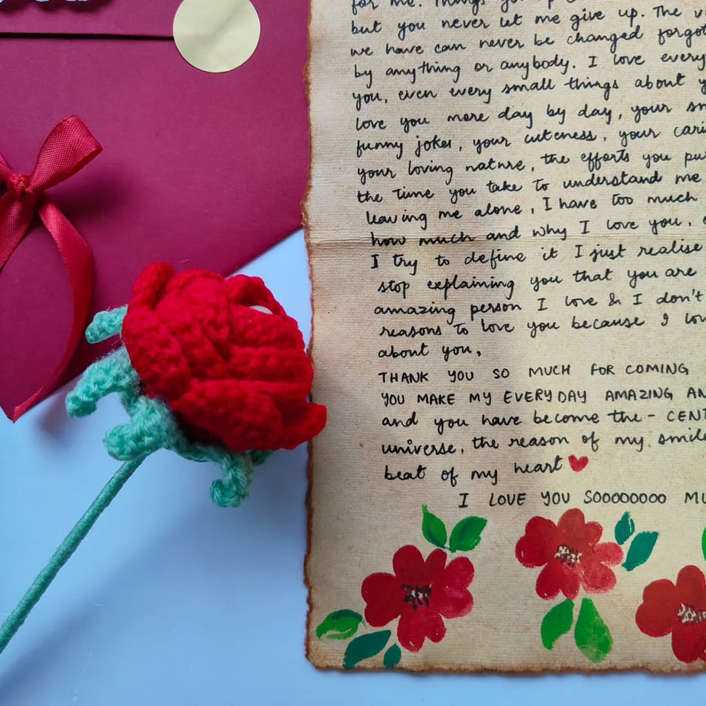 Handmade Vintage Aesthetic Letter