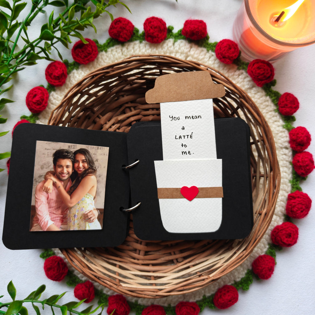 Handmade "You & Me" Love Book